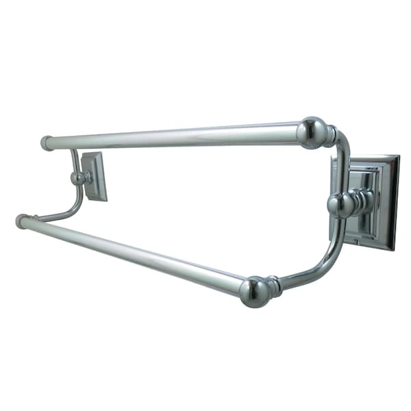 Millennium 24" Dual Towel Bar, Polished Chrome